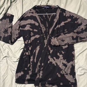 Ocean Drive Black and Gray Women's Cardigan